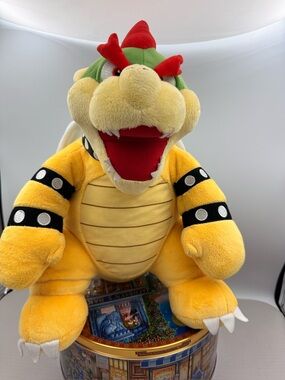 Build-A-Bear Bowser Plush in Yellow, Green & Red